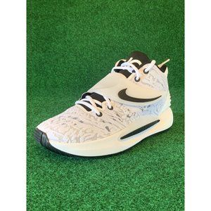 Nike KD14 TB Promo Basketball Shoes White Black Men's Size 8.5 DM5040-100